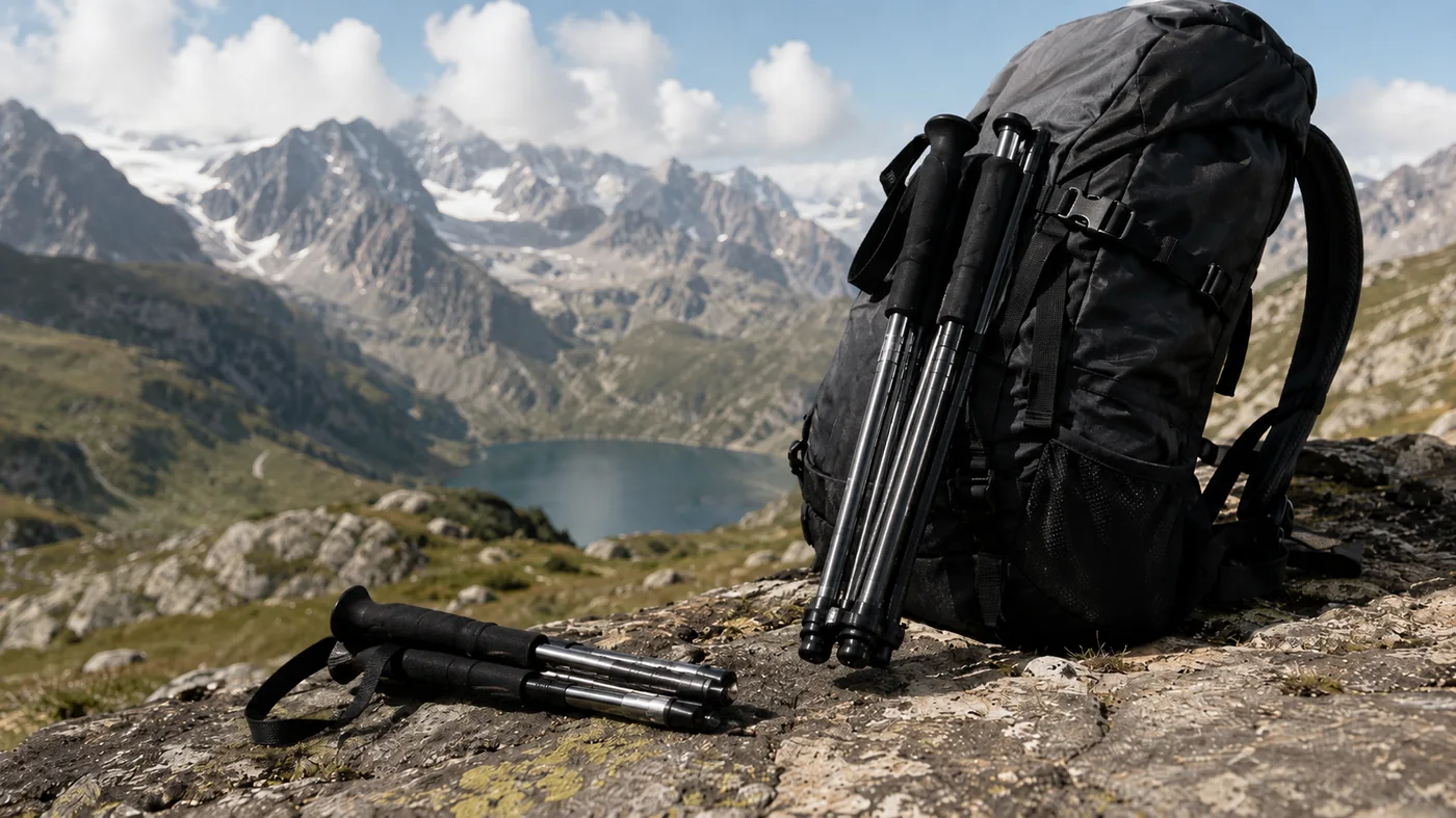 Zusammenlegbare Trekkingstöcke